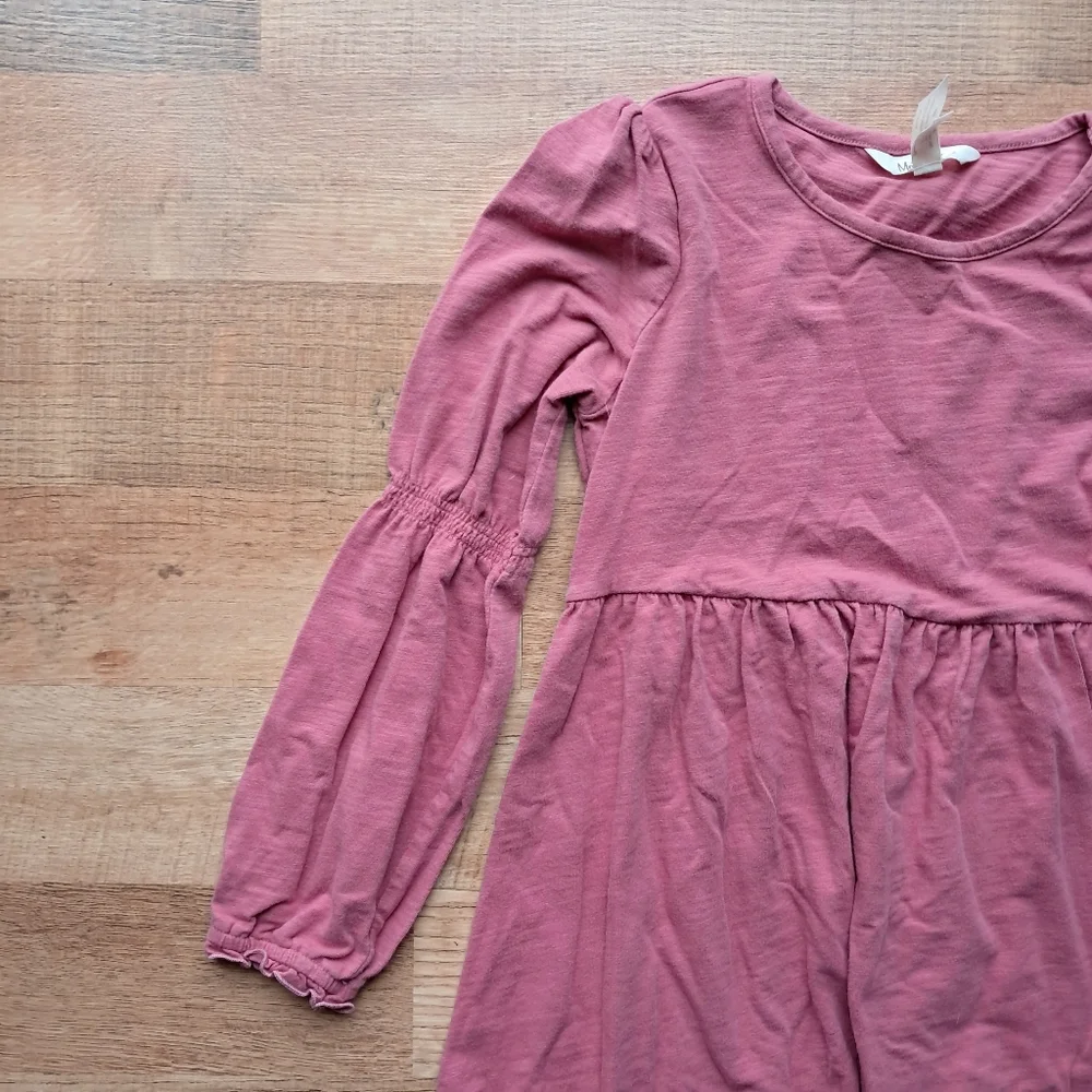 Matilda Jane Wild Rose Pink Lap Dress Ruffle Dress Girls Size 8